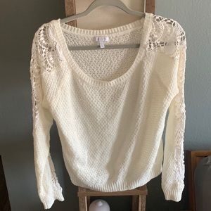 Womens size medium cream sweater